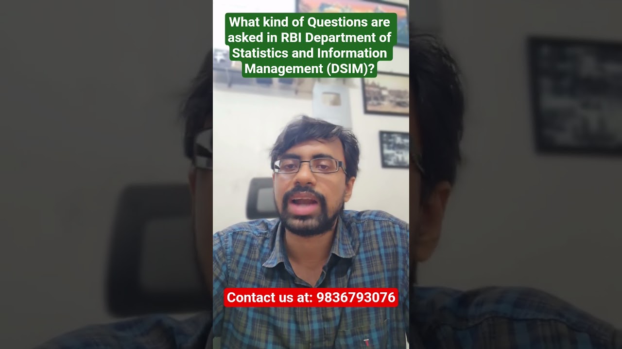 RBI DSIM Interview Questions Uncovered! | Tips & Insights #RBI #DSIM #InterviewPrep #Statistics