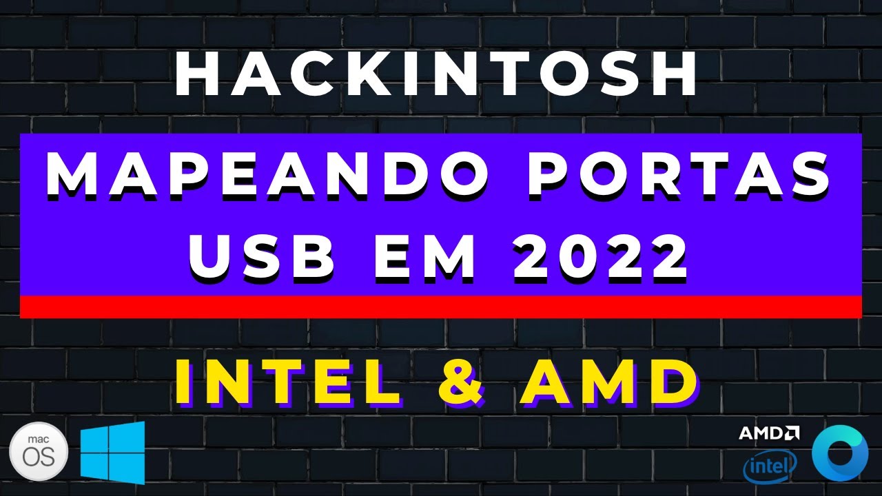 Guia para MAPEAR portas USB no Hackintosh em 2022 (USB Port Mapping) - Intel & AMD