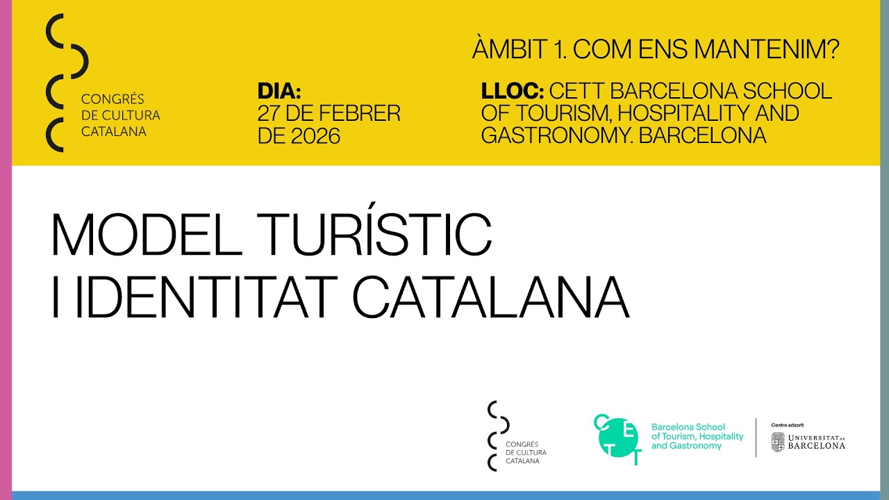 Gastronomia, territori i turisme (Taula 3). Jornada sobre model turístic i identitat catalana