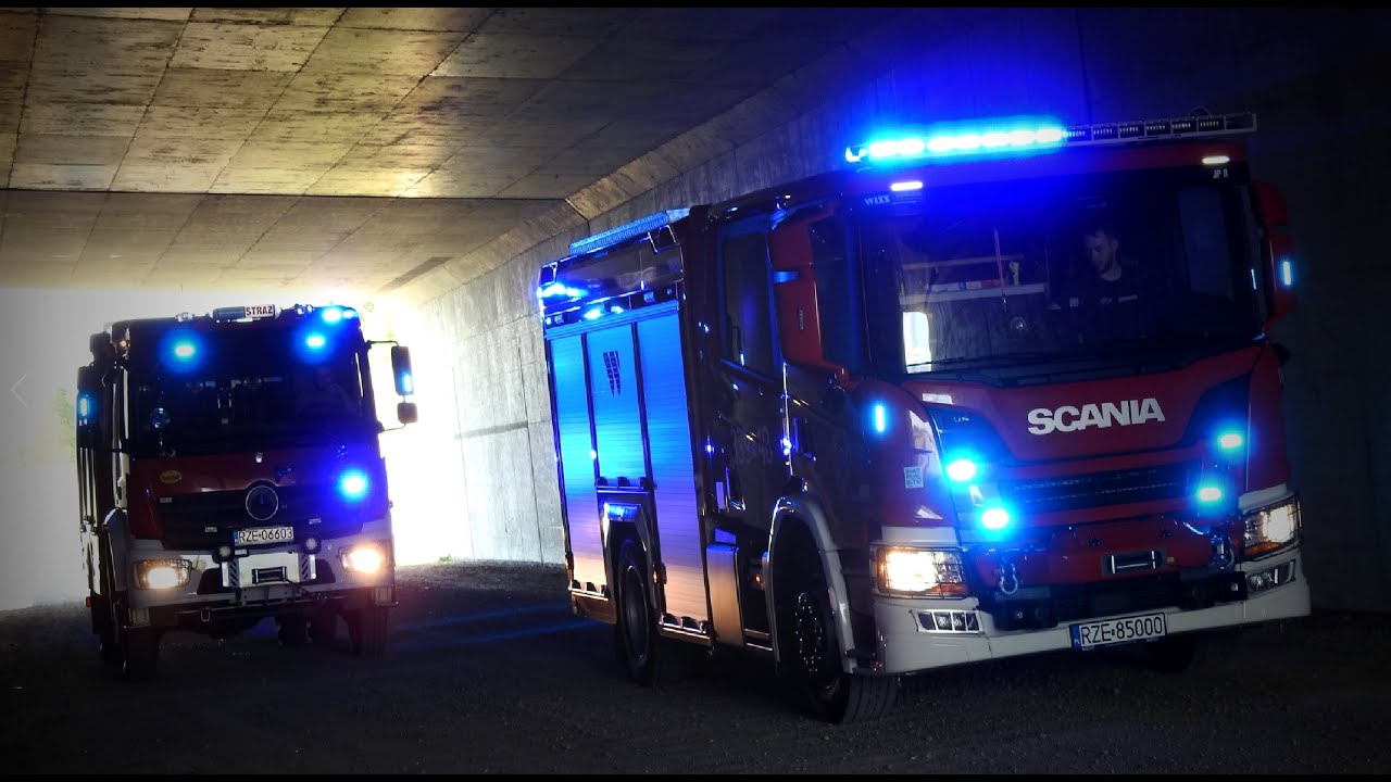 WOZY NICZYM Z USA! - SCANIA I MERCEDES NA BOGATO! - OSP STOBIERNA - POKAZ PODZIAŁU 2022
