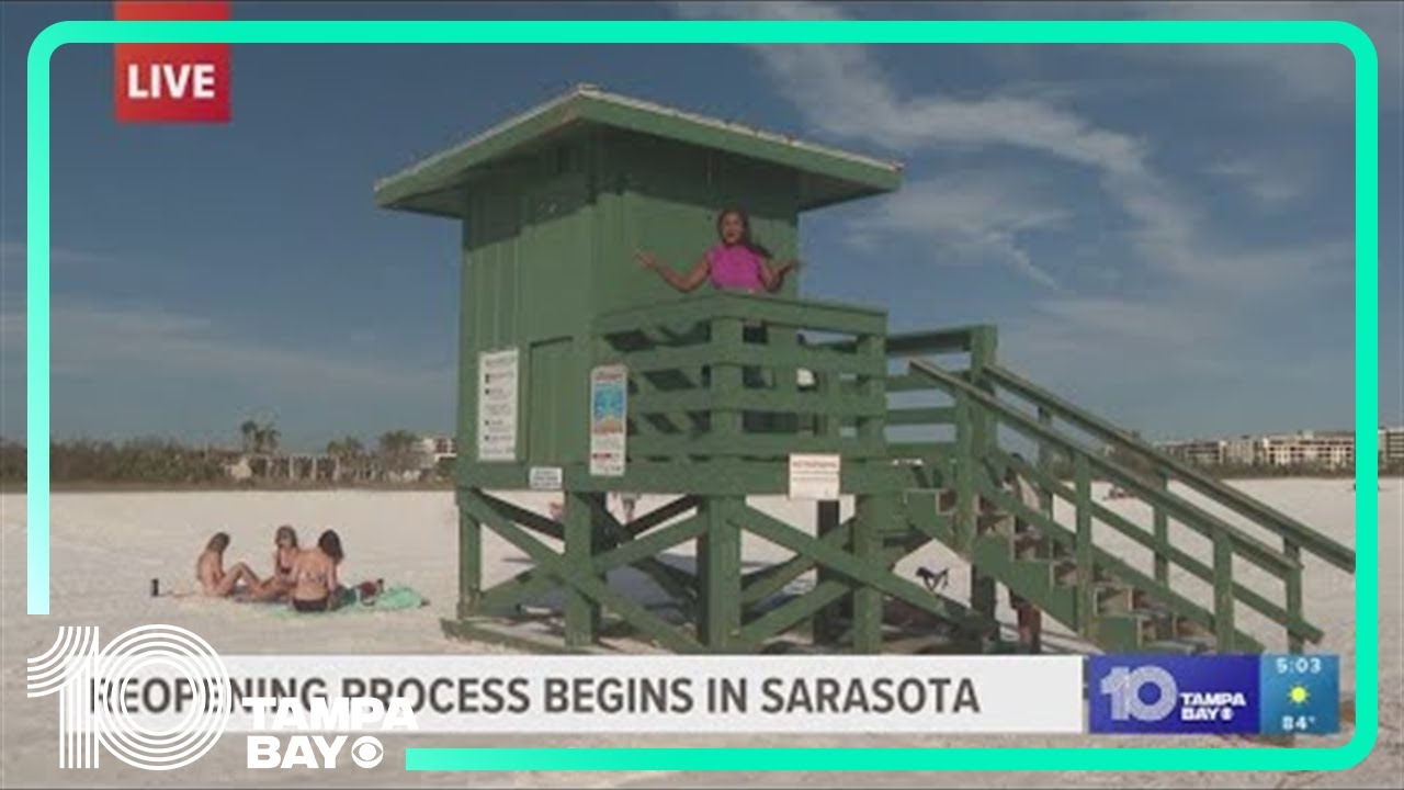 Siesta Key and some other Sarasota County beaches to reopen this weekend