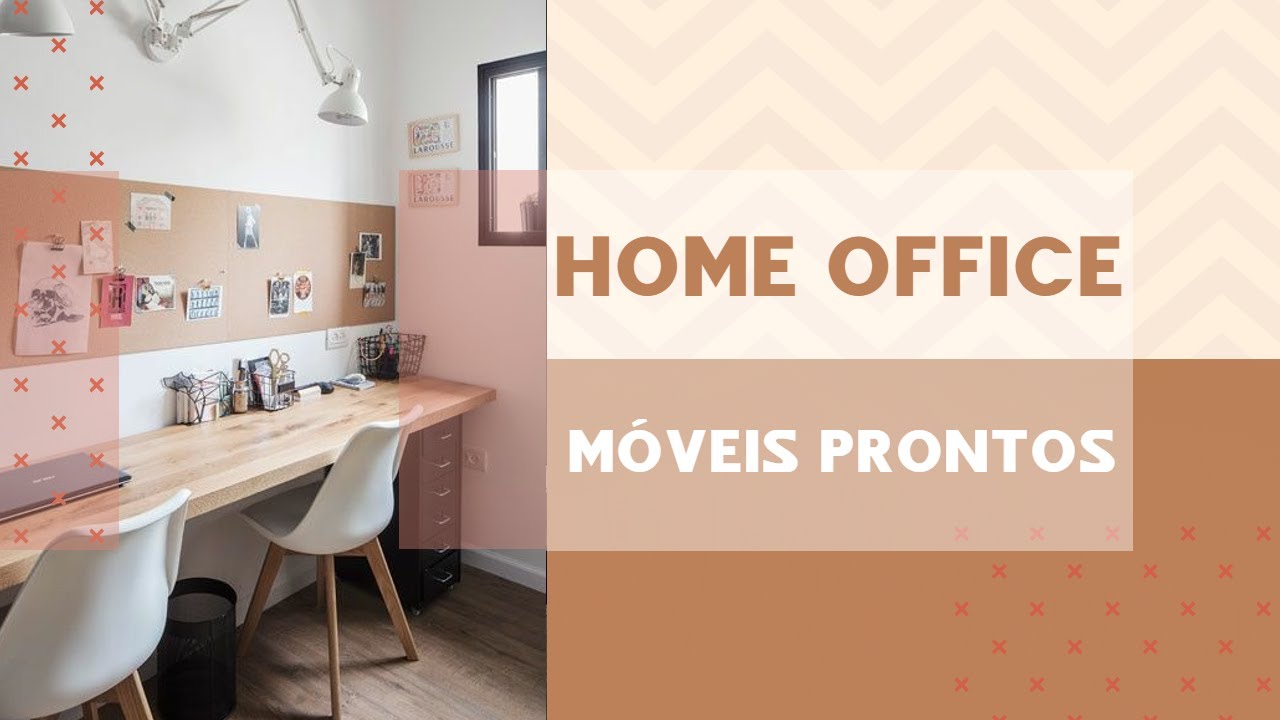 Mude o seu Home Office com móveis prontos