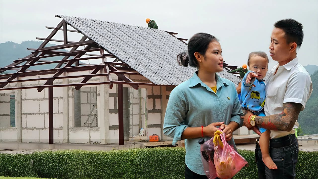 Dream Home : How to Build a House on a Farm - Live with Nature | Trieu Thi Thuy