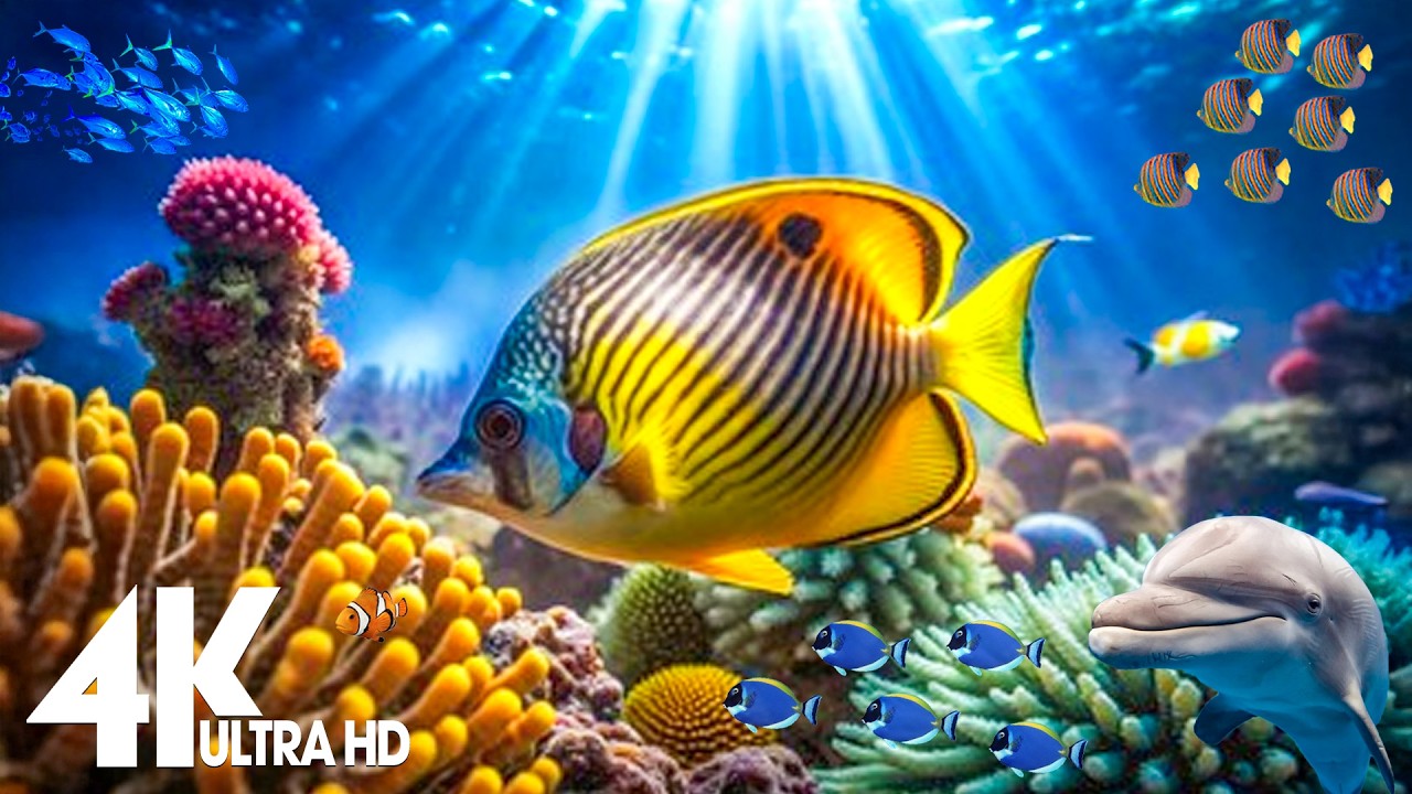 Incredible Aquarium 4K ULTRA HD | Dive Deep & Explore the Ocean's Hidden World - Dream Life