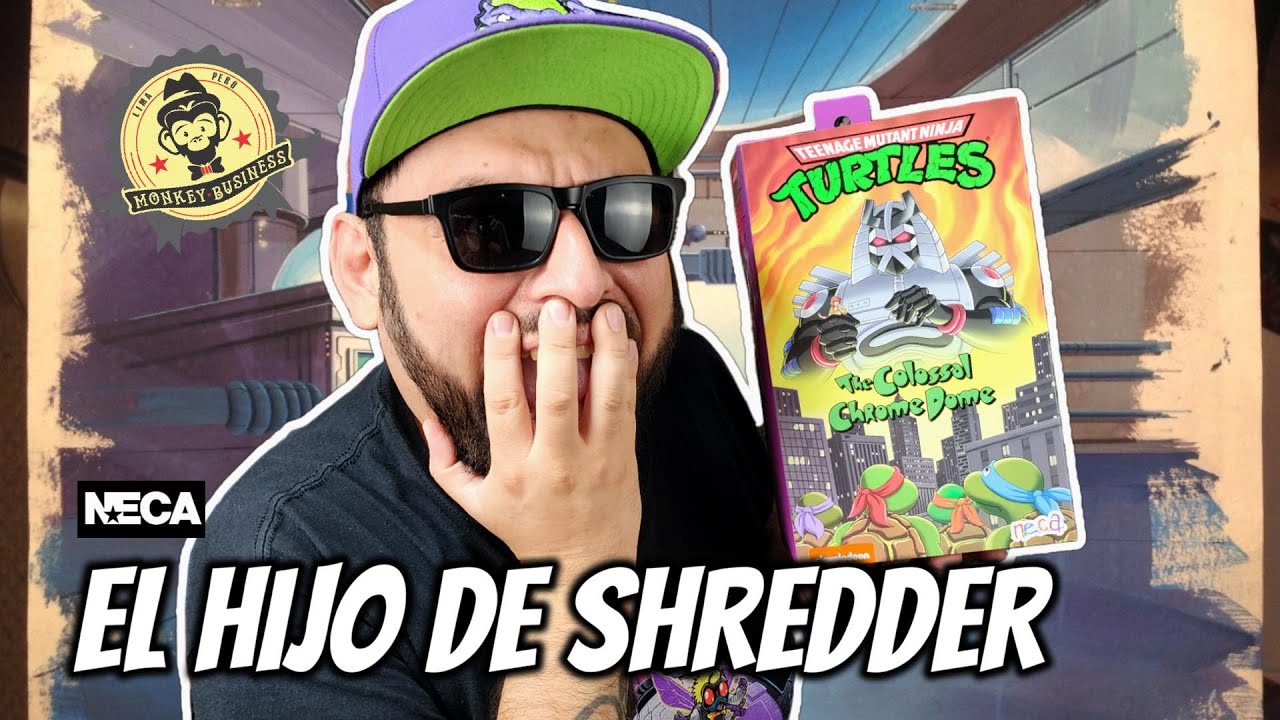 QUIÉN ES CHROMEDOME ? | NECA TMNT CARTOON VOL. 6 CHROME DOME  - UNBOXING / REVIEW EN ESPAÑOL