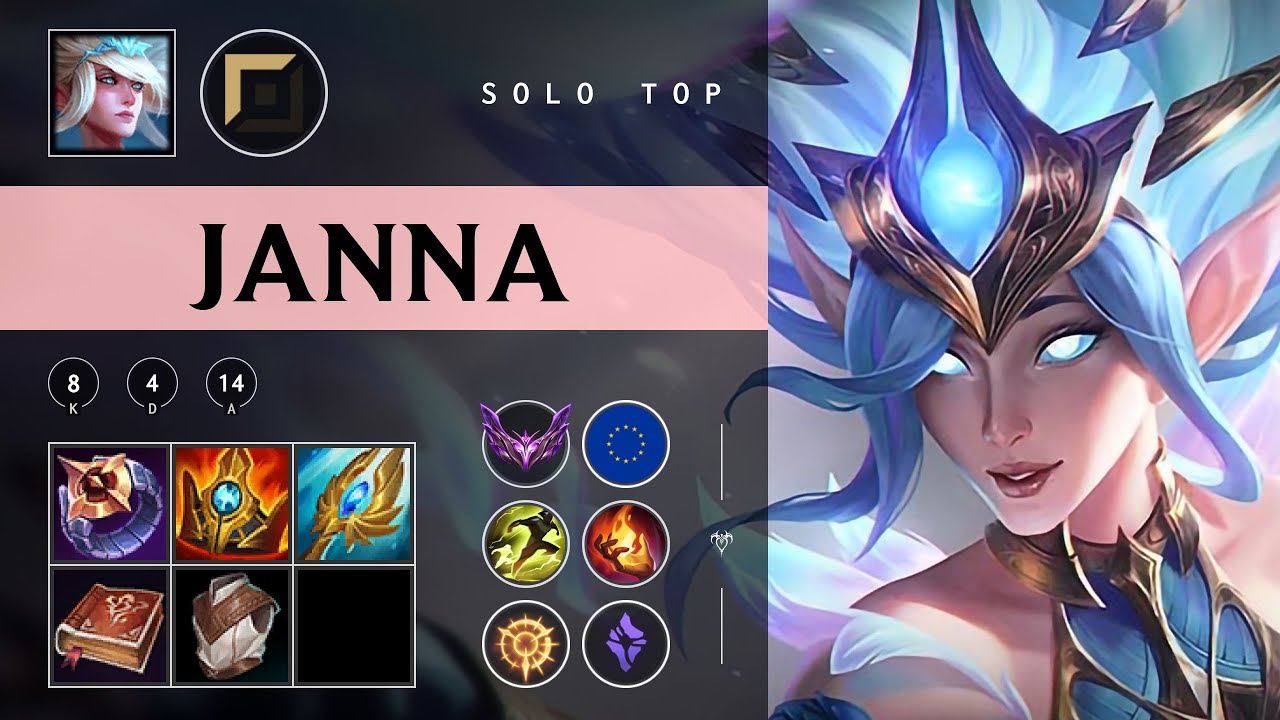 Janna Top vs Warwick - EUW Master Patch 25.24