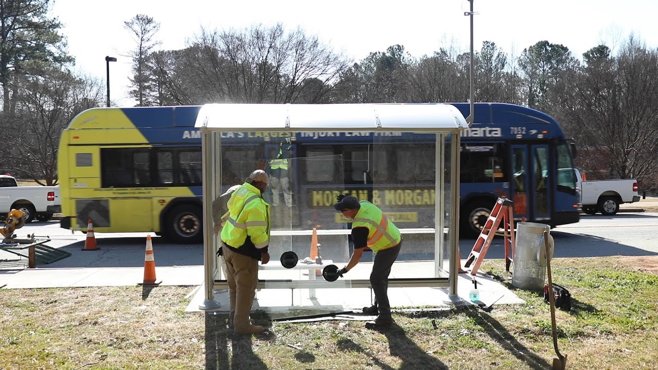 MARTA Heroes | Charles - Bus Shelter Construction