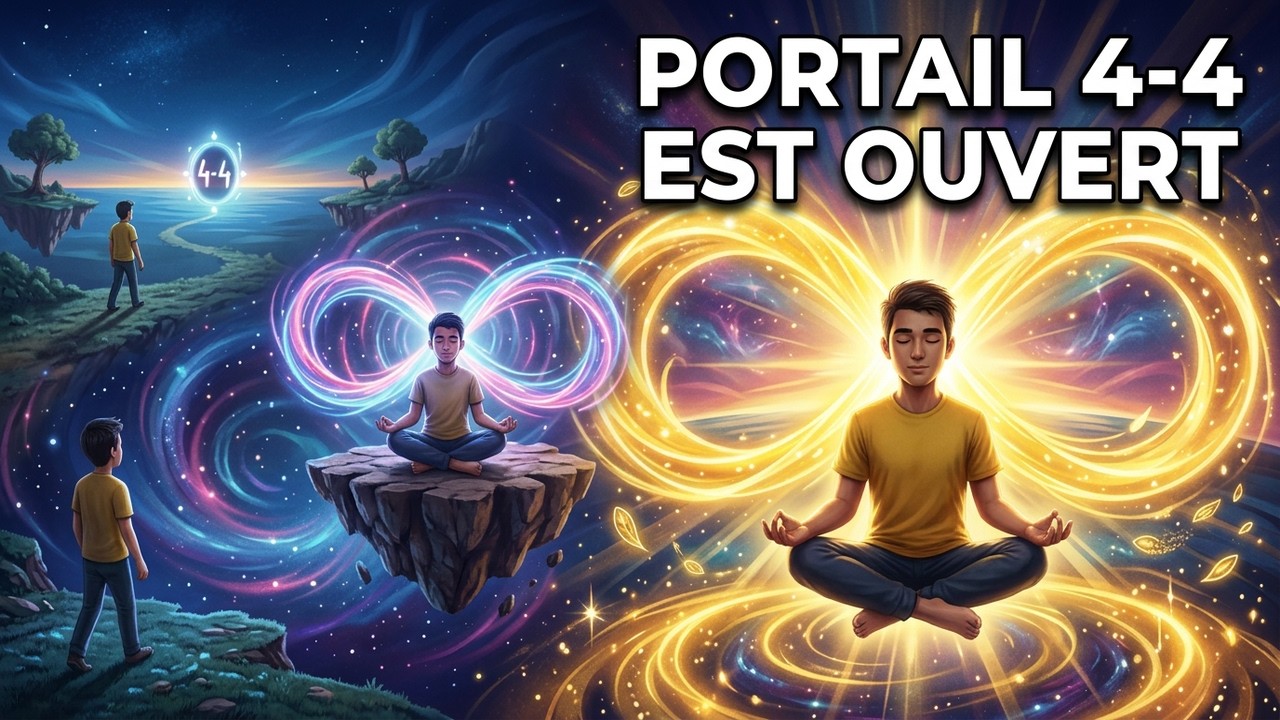 Le PORTAIL 4-4 (Le 8 de L'INFINI et de L'ABONDANCE s'active en VOUS aujourd'hui)