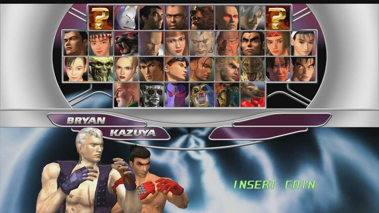 Character Select Extended (Tekken Tag Tournament, PS2)