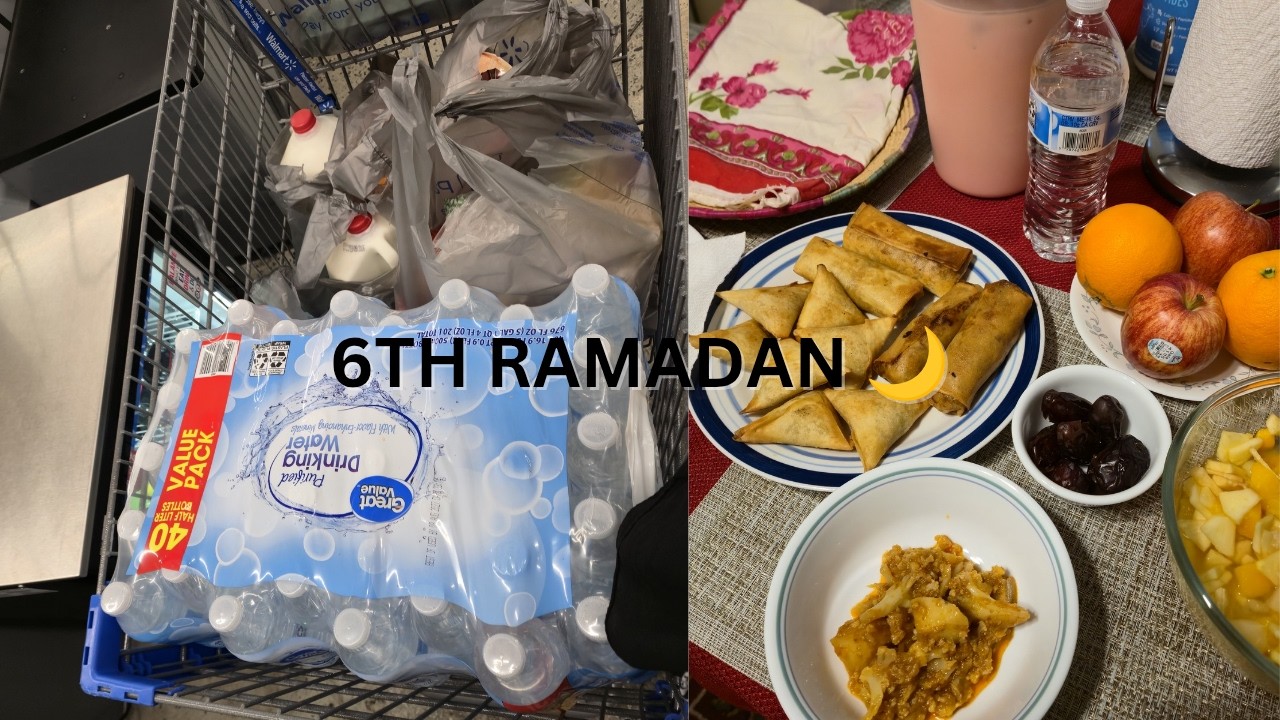 6th Ramadan in USA 🌙 | Sehri |Iftari| Cold Breeze & Grocery Run