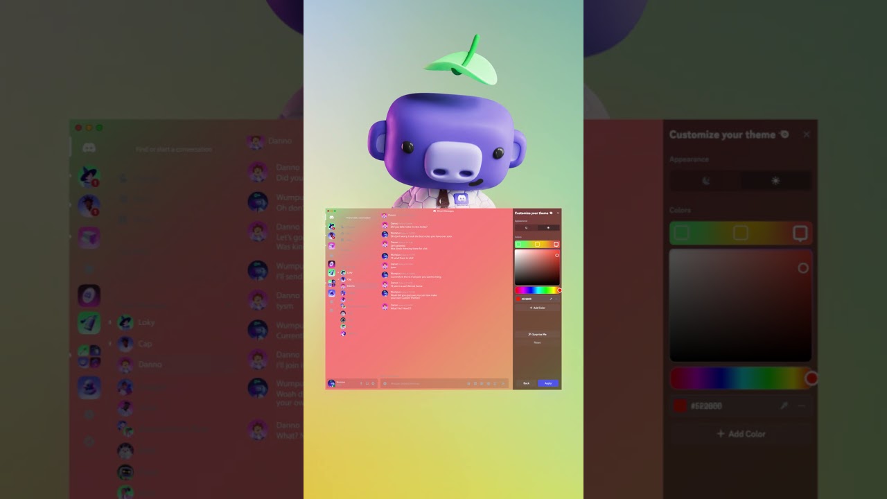 Custom themes are here. Pick up to 5 colors, any gradients, and compose your perfect visual symphony