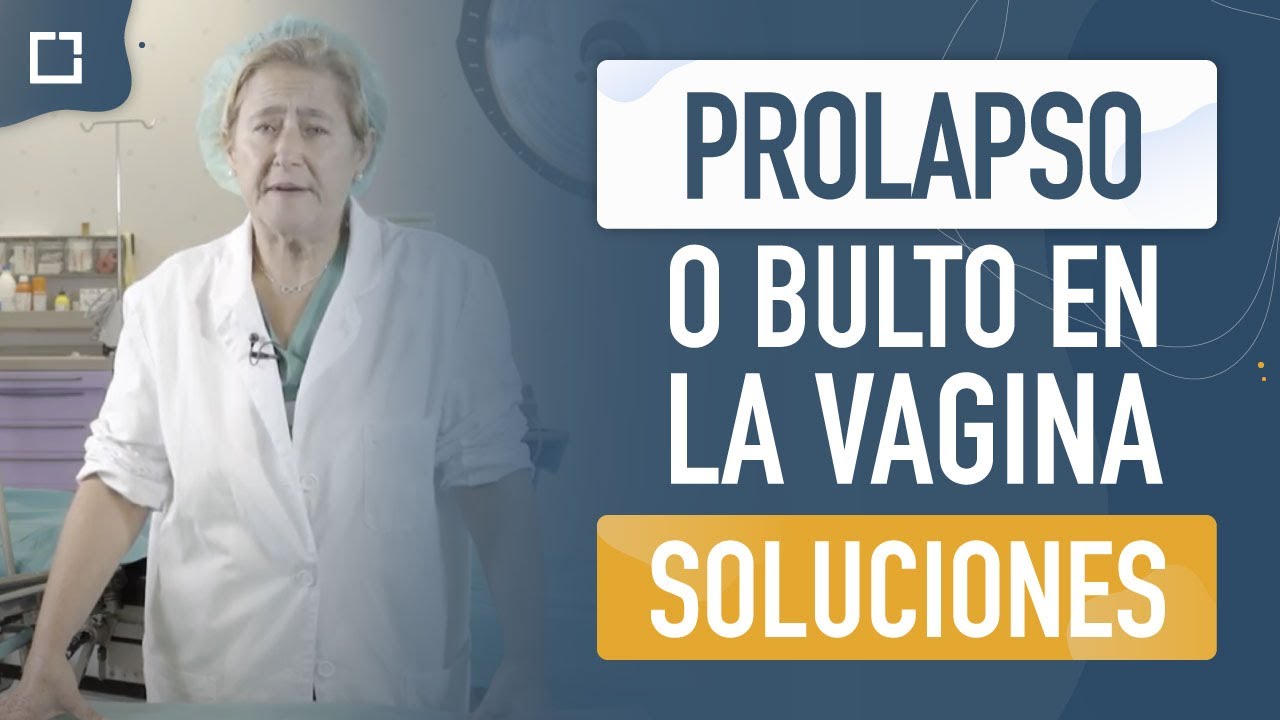 Soluci&oacute;n quir&uacute;rgica al PROLAPSO anal o vaginal en la mujer.