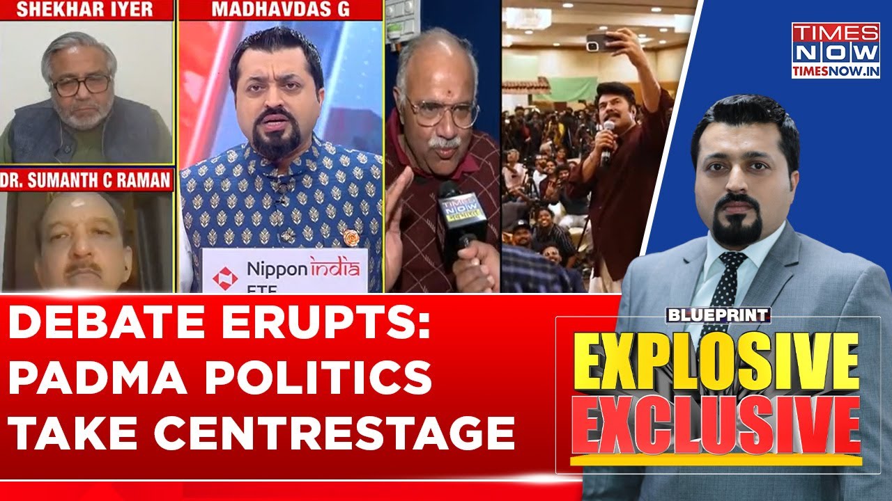 INDIA Bloc Politicising Padma Awards? Honours Have Poll Connection? Debate Erupts On Times Now,Watch