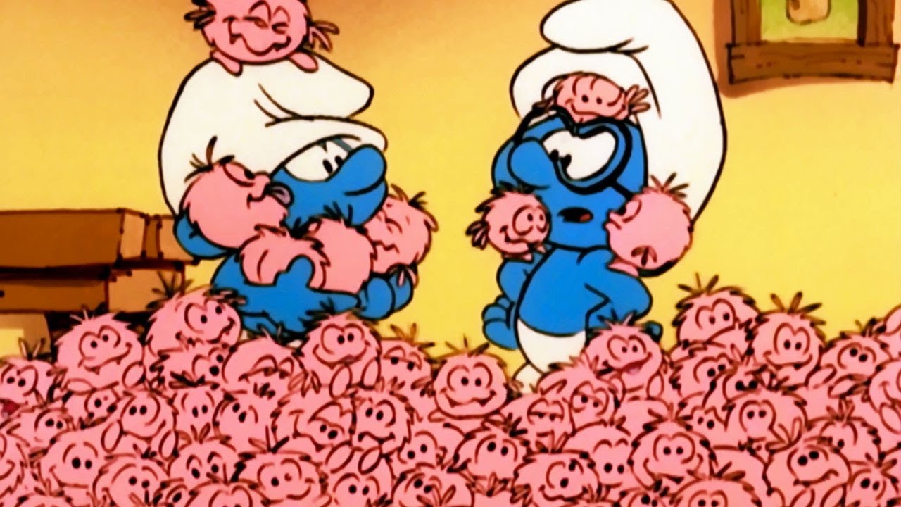 Pörröinen pulma • Smurffit