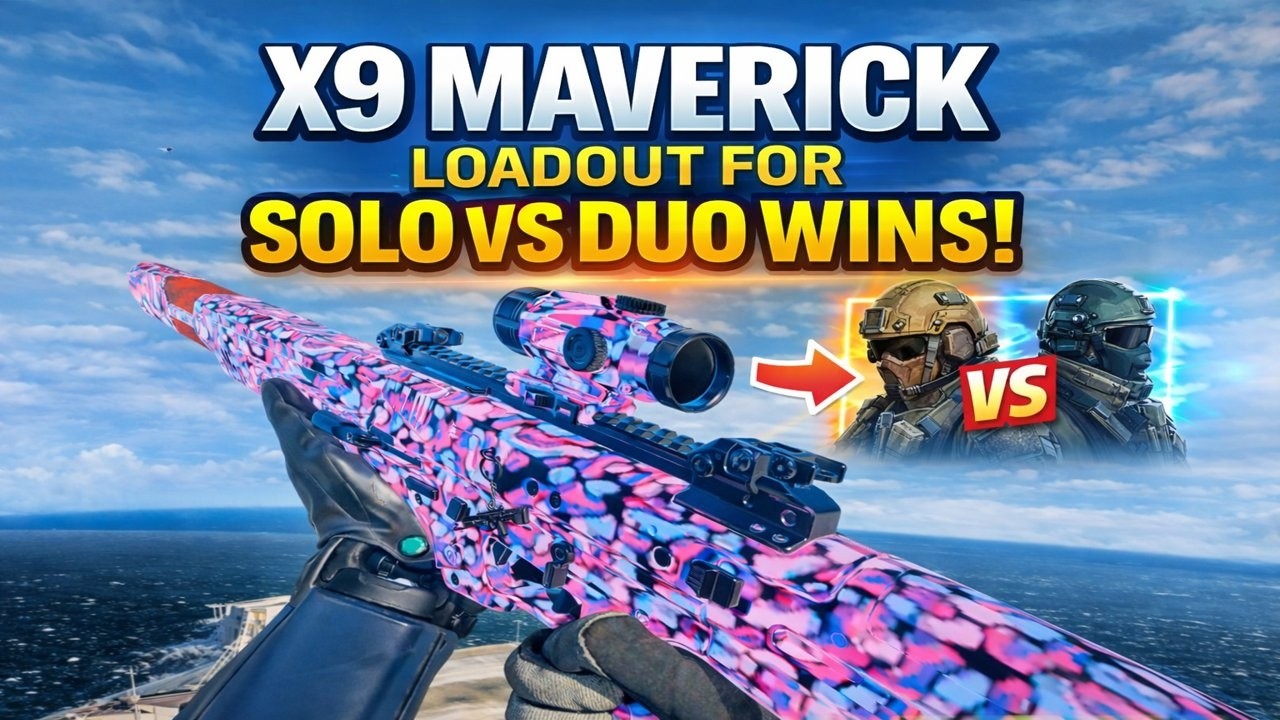 X9 MAVERICK LOADOUT FOR SOLO VS DUO WINS!