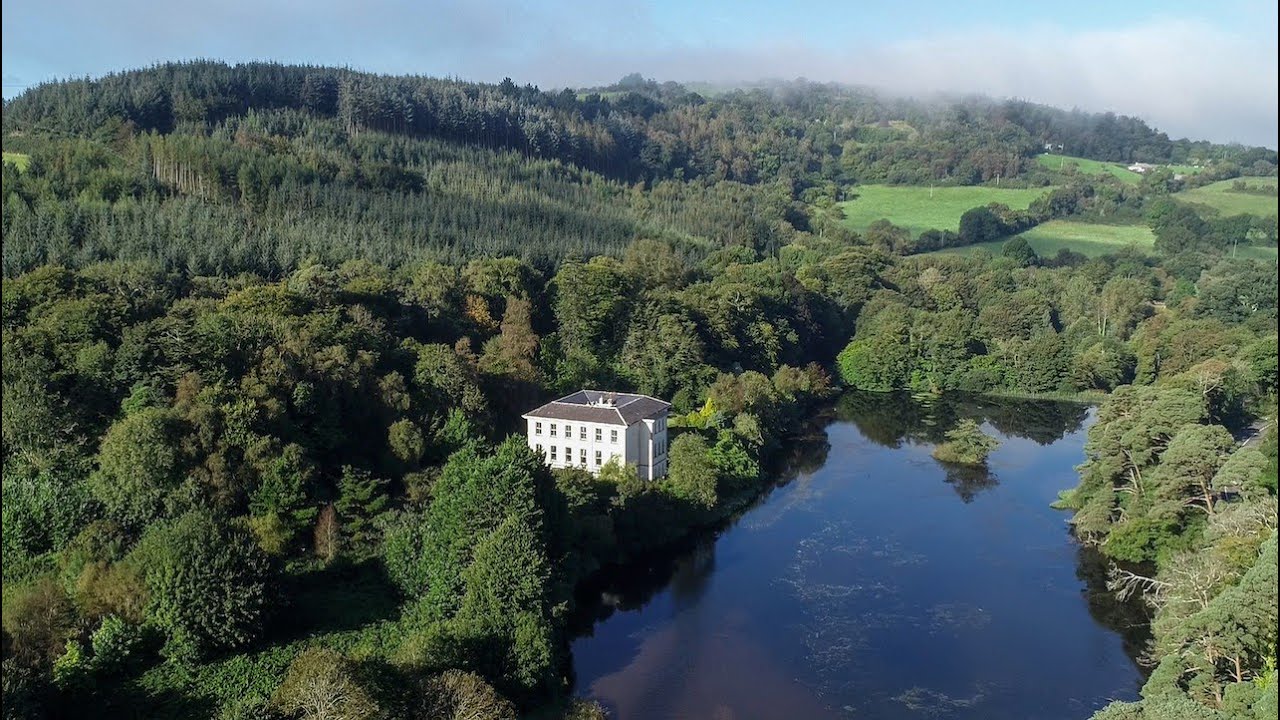 POULDREW HOUSE AND WATERFALL, KILMEADAN, COUNTY WATERFORD, IRELAND