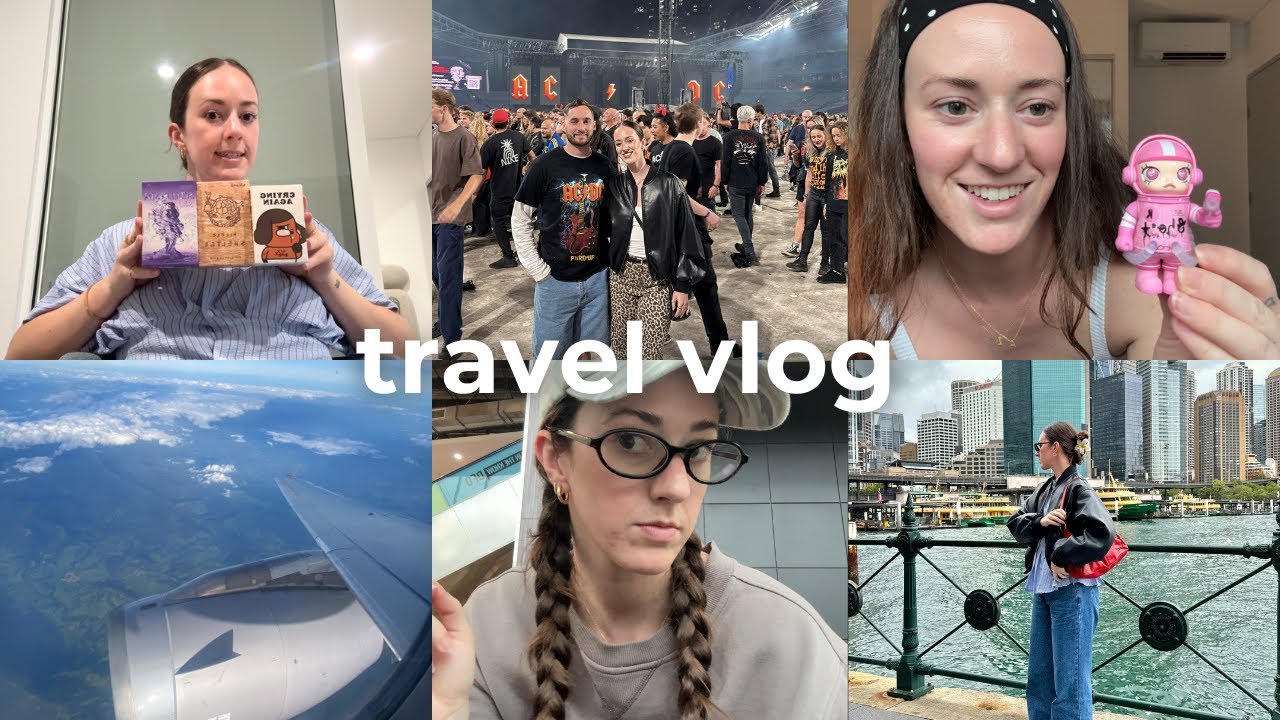 SYDNEY VLOG | AC/DC concert, popmart unboxing and shopping hauls