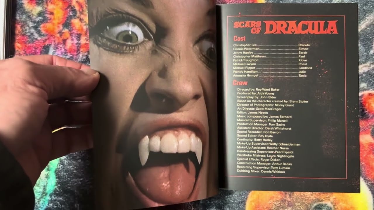 Chilly Billy’s unboxing of Scars Of Dracula, Christopher Lee