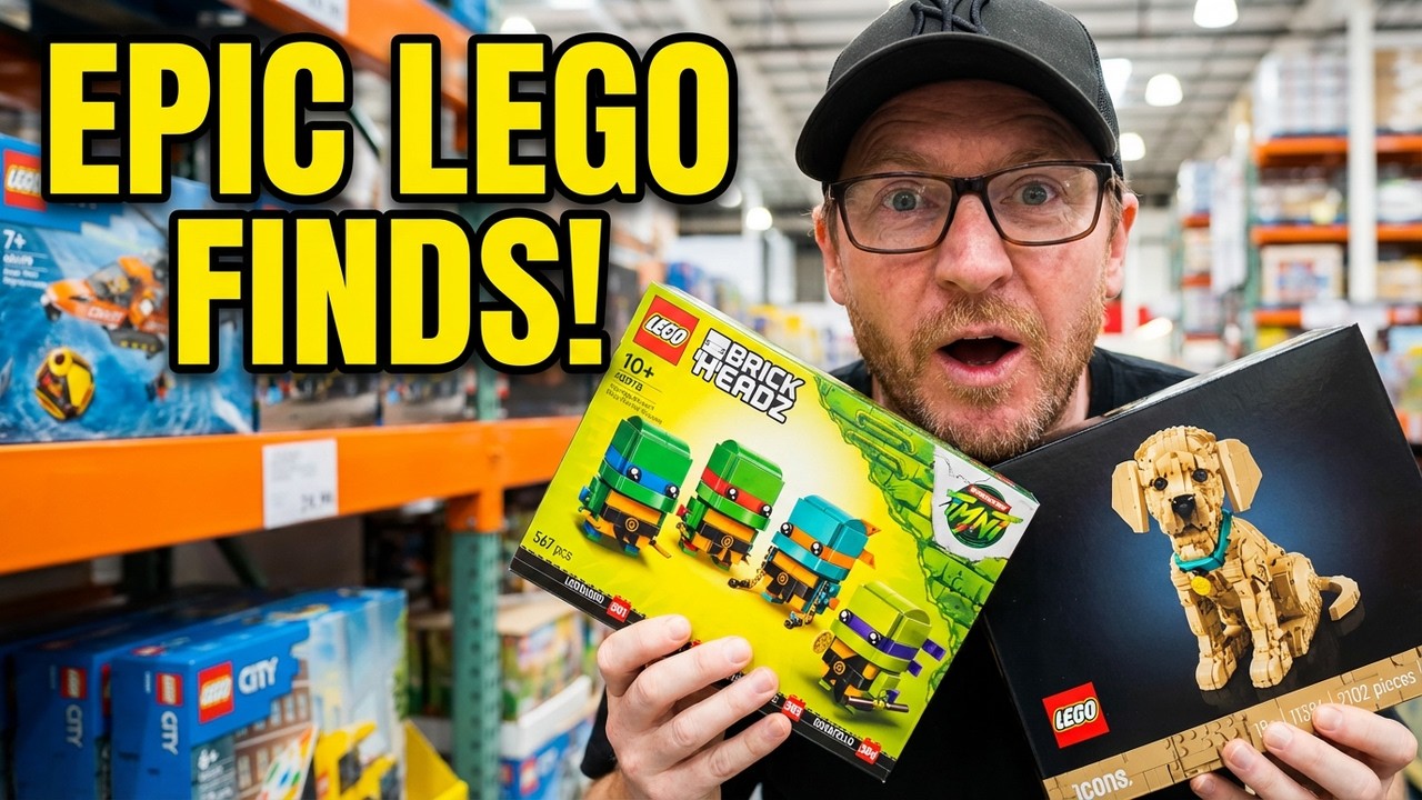 Невероятные находки LEGO! Машинка Луиджи, Черепашки-ниндзя и Трансформеры в Costco и магазине LEGO.