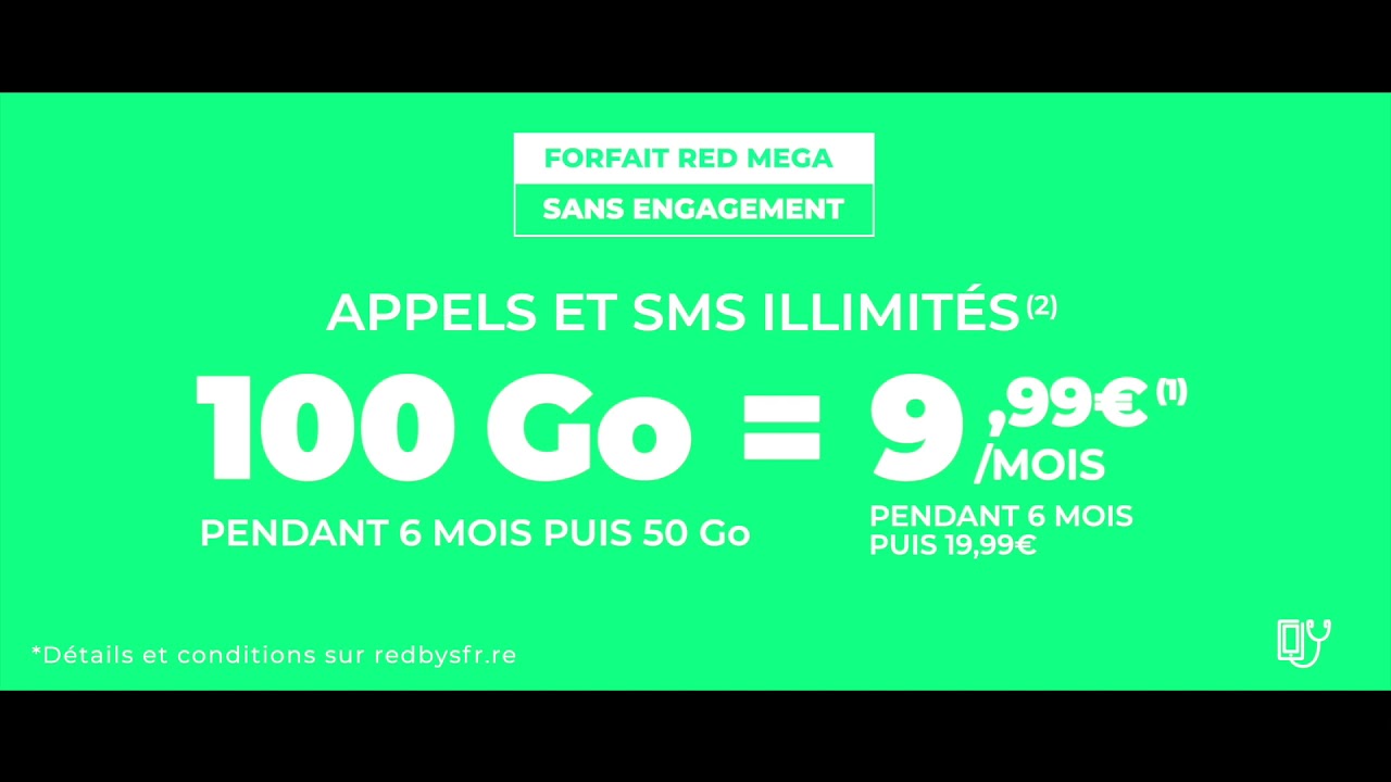 RED by SFR R&eacute;union - Promo RED MEGA 100 Go