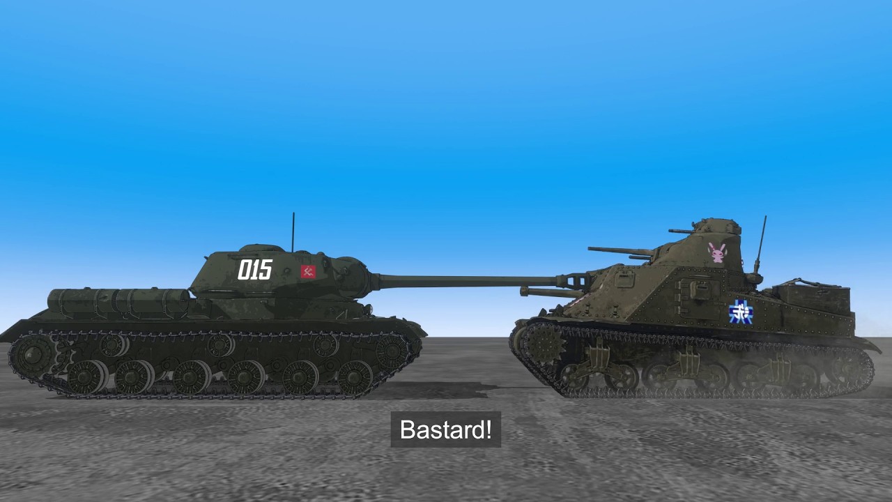 Girls und Panzer in a nutshell: | Reanimated in 3D