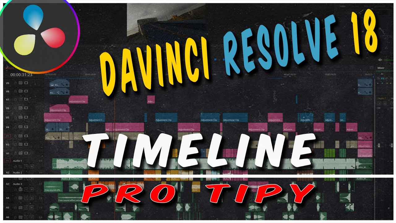 Timeline i PRO TIPY w Davinci Resolve 18 | Poradnik