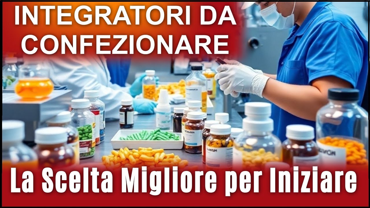 Confezionare Integratori? Ecco la Scelta Migliore per Iniziare