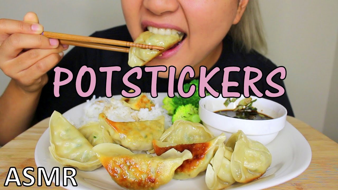 ASMR: Potstickers *Cooking and Eating Sounds*
