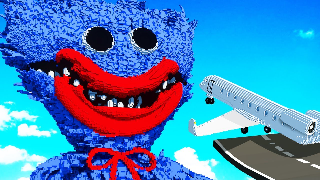 We Crashed Planes into Massive Huggy Wuggy (Teardown Multiplayer)