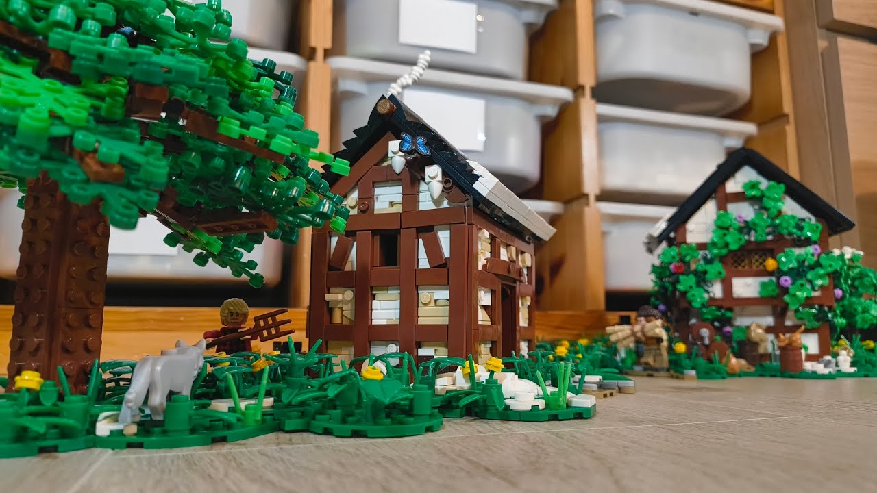 Ich habe ein mittelalterliches lego Dorf gebaut 🫸🤯🫷