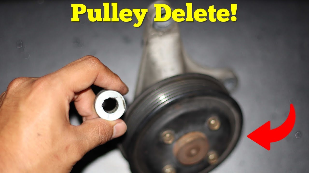 Free Horsepower! Infiniti G35 Nissan 350z VQ35 Idler Pulley Delete & Serpentine Belt Replacement!