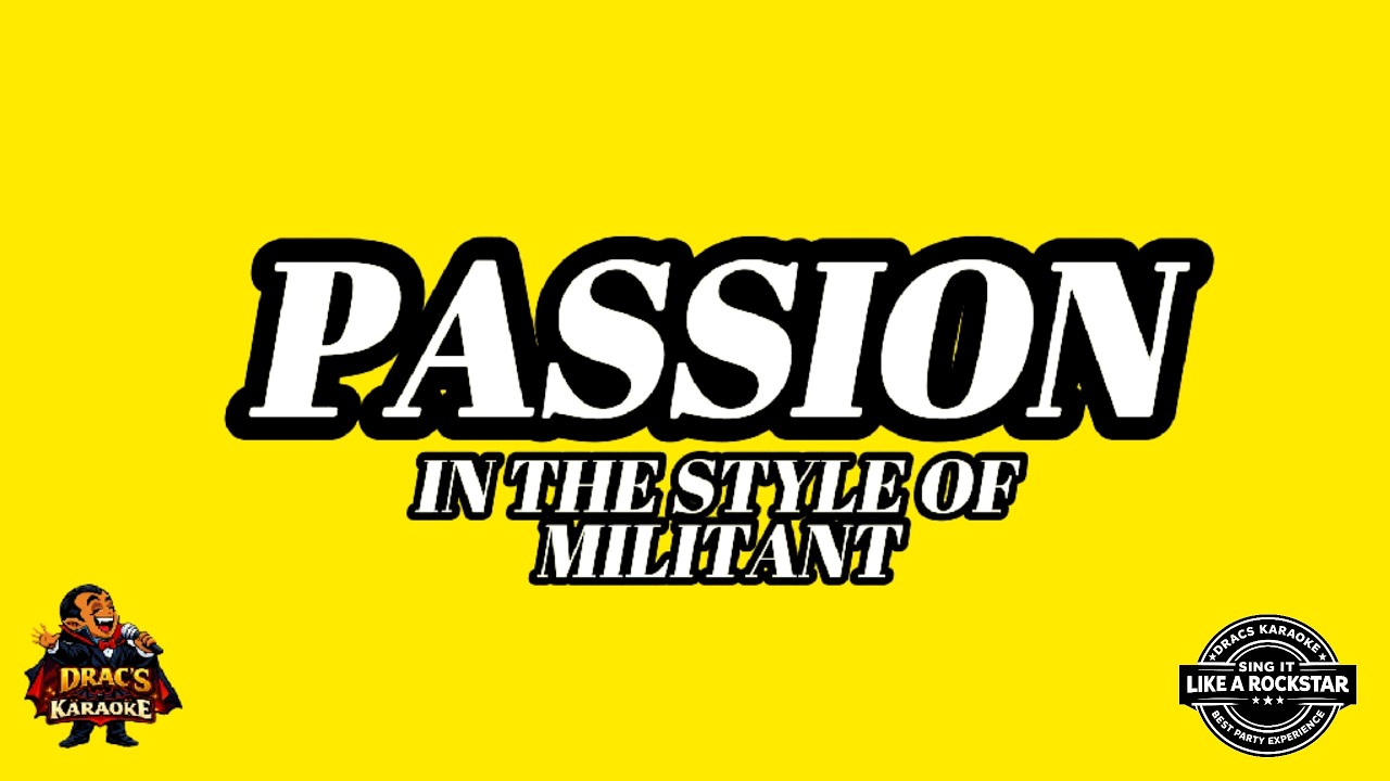 Militant - Passion I Soca Karaoke I Dracs Caribbean Karaoke Version