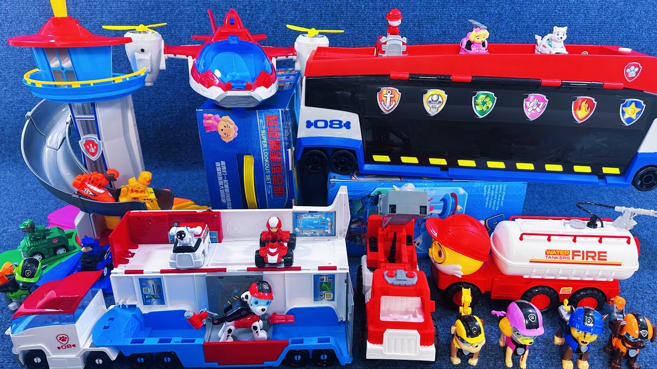 11 Minutes Satisfying with Unboxing Super Cool Paw Patrol Toys Collection ASMR | Review Toys