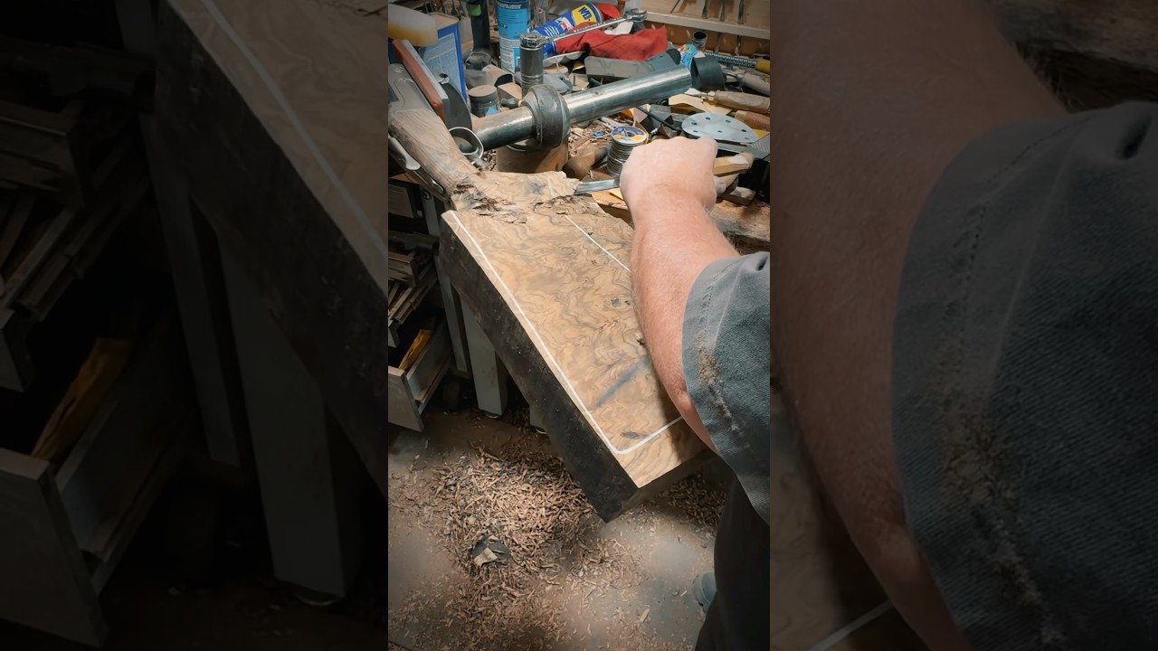 Shotgun stock maker Jim Greenwood building me a beautiful custom stock for my new upcoming Kolar.