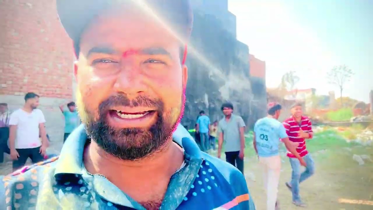 Happ Holi 🏏🏆 Cricket Match #Cricket #FBVIDEO #fbreels #holi #tennisball #cricketwithmichael 