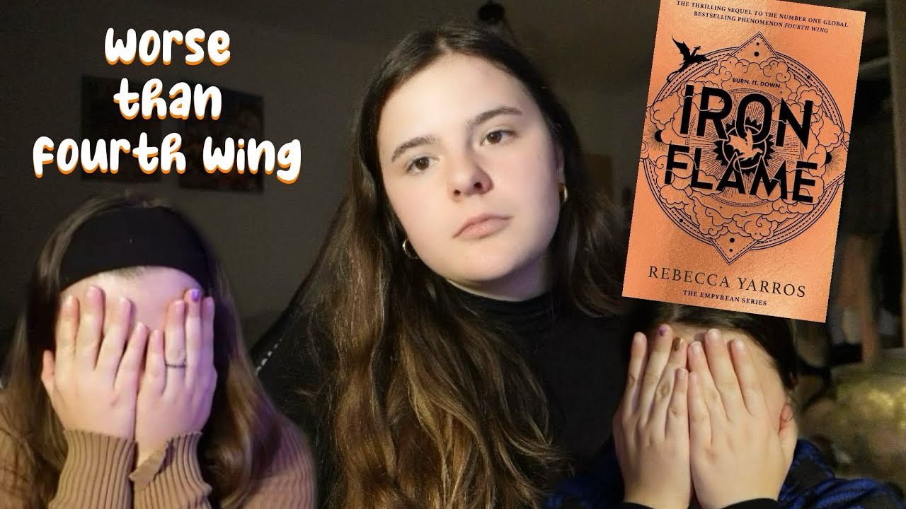 i read the worst sequel of all time - iron flame reading vlog