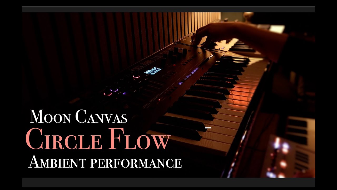 Moon Canvas - Circle flow (Ambient performance)
