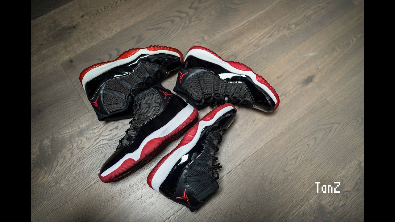 《TAN穿什么鞋》第11期 Air Jordan 11 Bred 黑红 季后赛 元年和各个复刻版本的对比