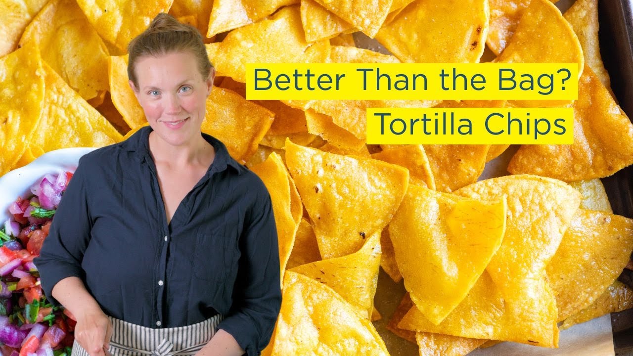 Homemade Tortilla Chips Recipe (Fried or Baked)
