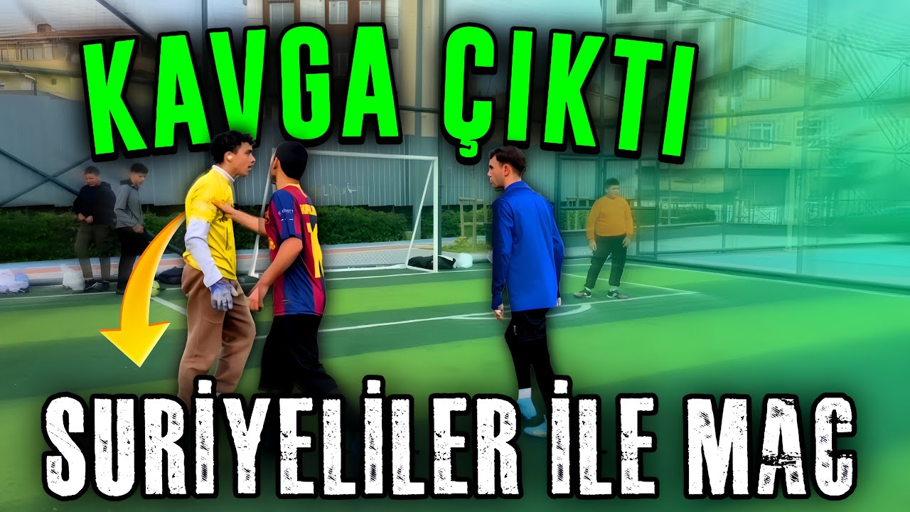 T&Uuml;RKİYE VS SURİYE HALI SAHA R&Ouml;VANŞ MA&Ccedil;I! (Kavga &Ccedil;ıktı!!) ​⁠@cengizfootball.9