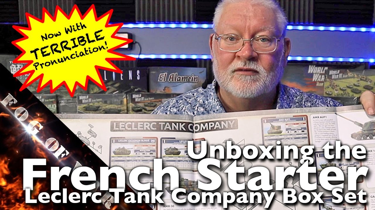 Unboxing | Leclerc Tank Company Starter Box - TFRAB02 | NATO Forces - WWIII: Team Yankee