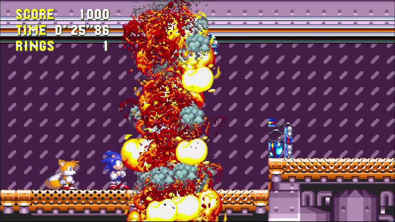 [SHC 2024/Sonic 3 AIR] What happens if you load Tenna mod with Harder Barrier Eggman below it?