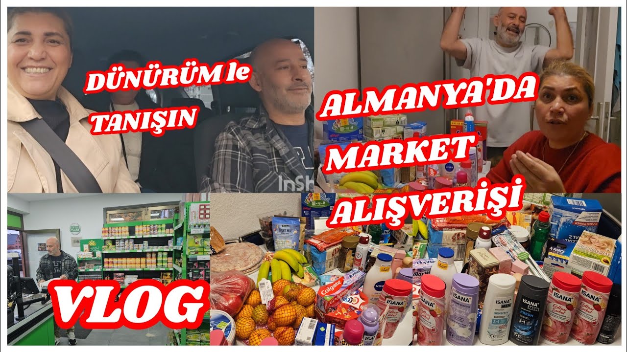 DÜNÜRÜMLE TANIŞIN📣ALMANYADA MARKETALIŞVERİŞİ🛒ROSSMAN ALIŞVERİŞİ❌️MARKETTURU❌️ALMANYA VLOG 