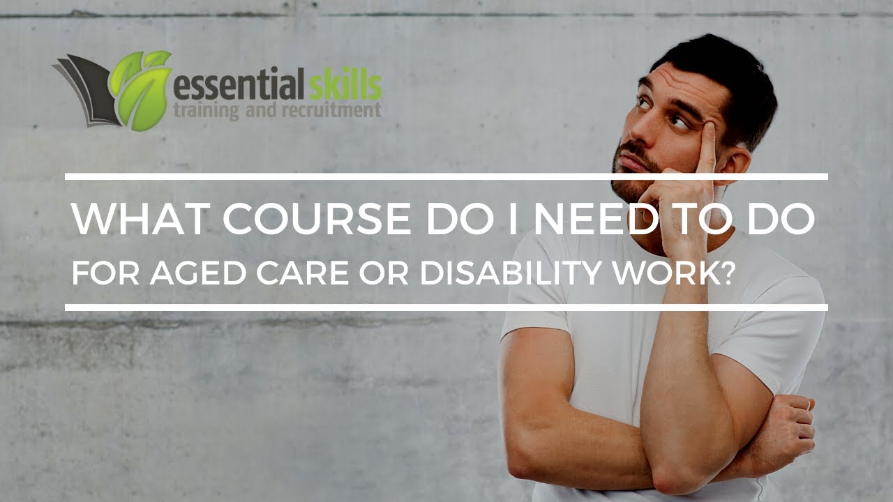 What qualification do you need to become an aged care or disability support worker?