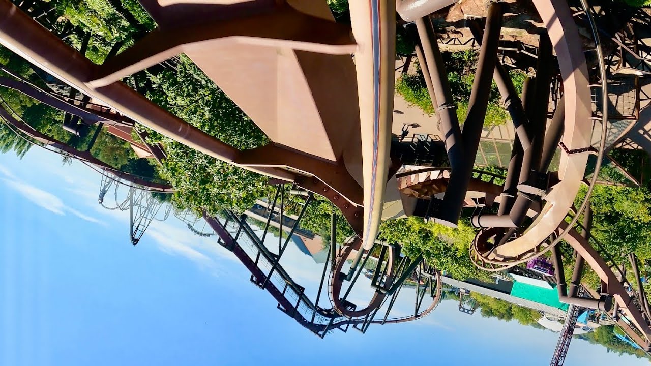 Nemesis Inferno НАПРЯЖЕННЫЕ перевернутые американские горки 4K POV! | Thorpe Park England [Авторс...