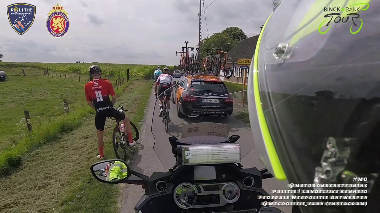 Politie #MO | Volgers karavaan BinckBank Tour 2019