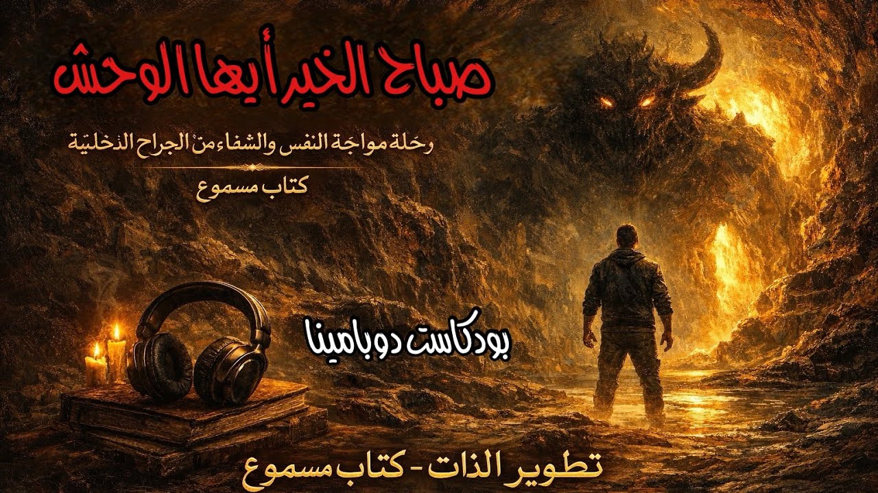 صباح الخير أيها الوحش رحلة مواجهة النفس والشفاء من الجراح الداخلية كتاب مسموع تطوير الذات