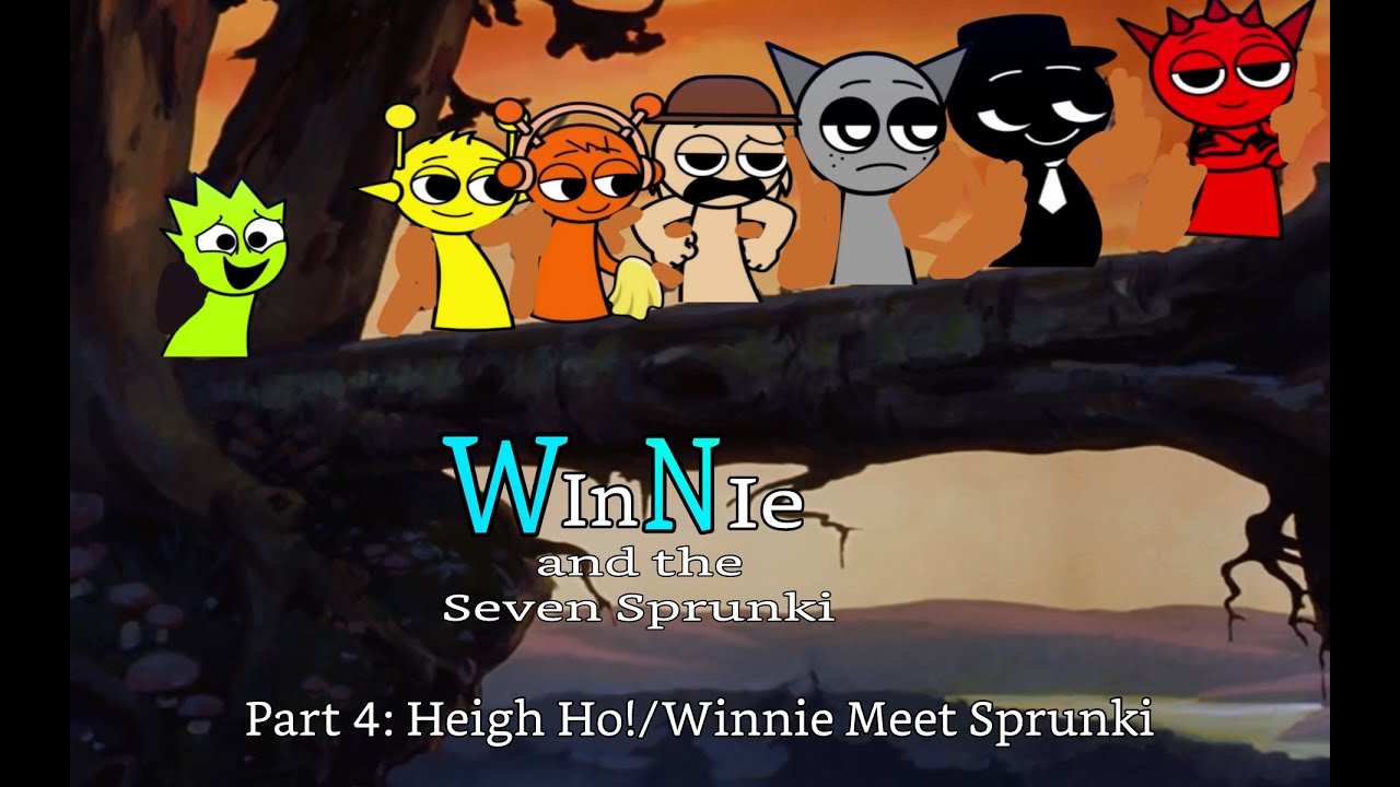 Winnie and the Seven Sprunki (1937) Part 4: Heigh Ho!/Winnie Meet Sprunki