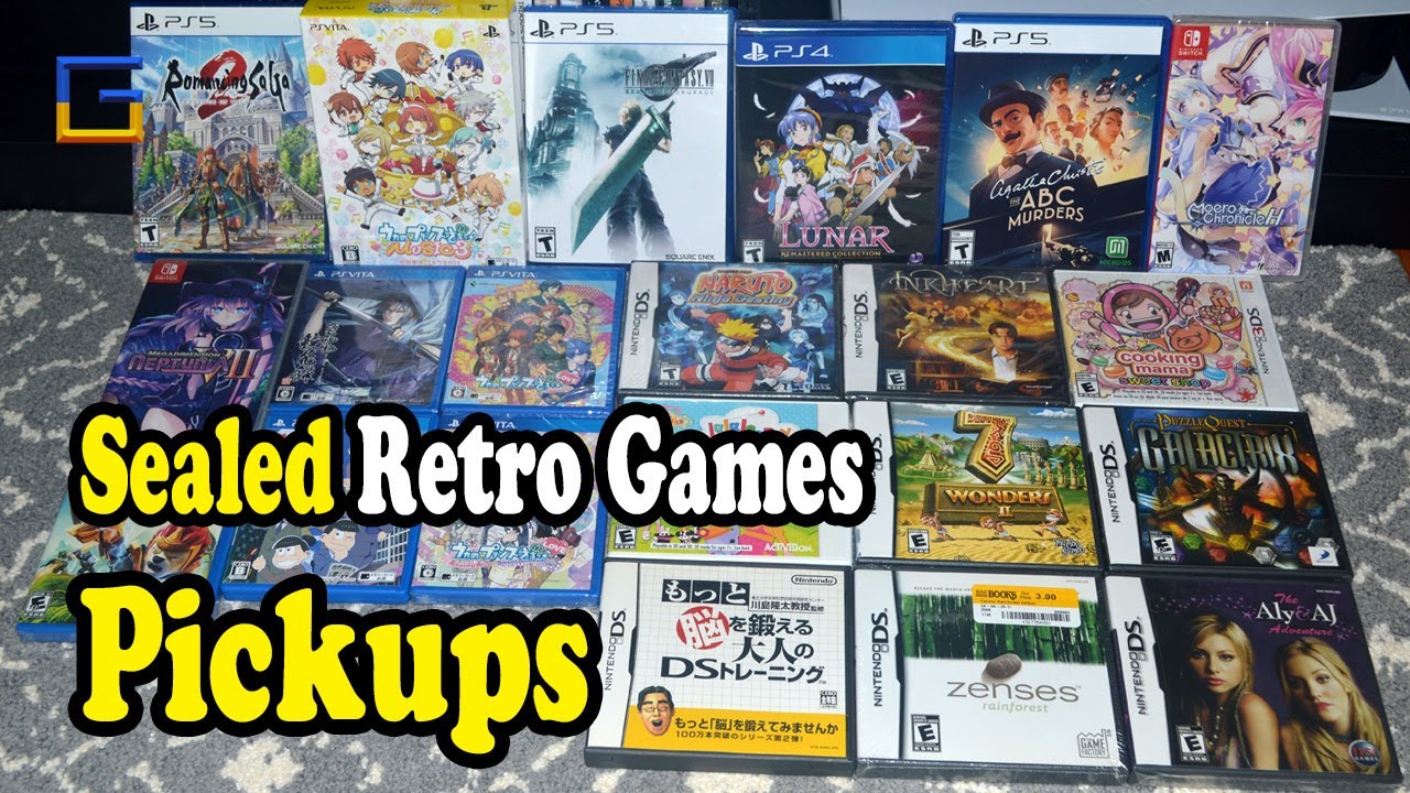 20+ SEALED Retro & Remaster Games &ndash; HUGE Collector&rsquo;s Pickups!