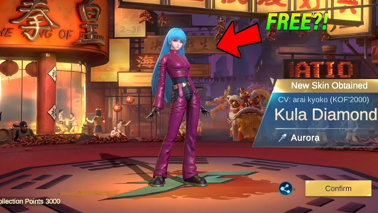 New Skin Kof Aurora FREE?!#Ali_Kane